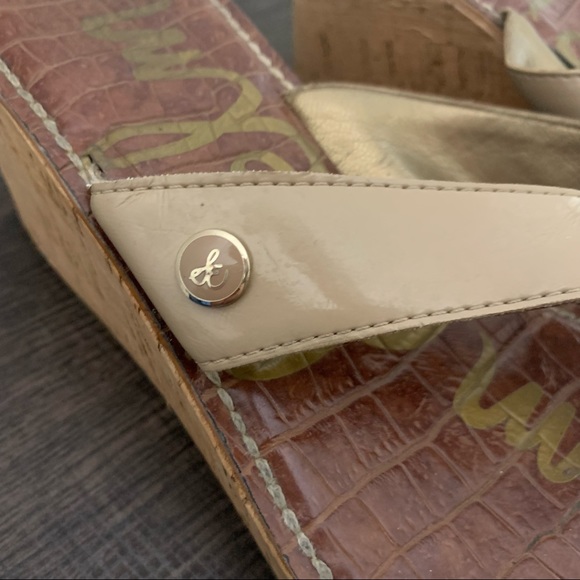 Sam Edelman Romy platform sandal wedge size 9.5 - Picture 7 of 9